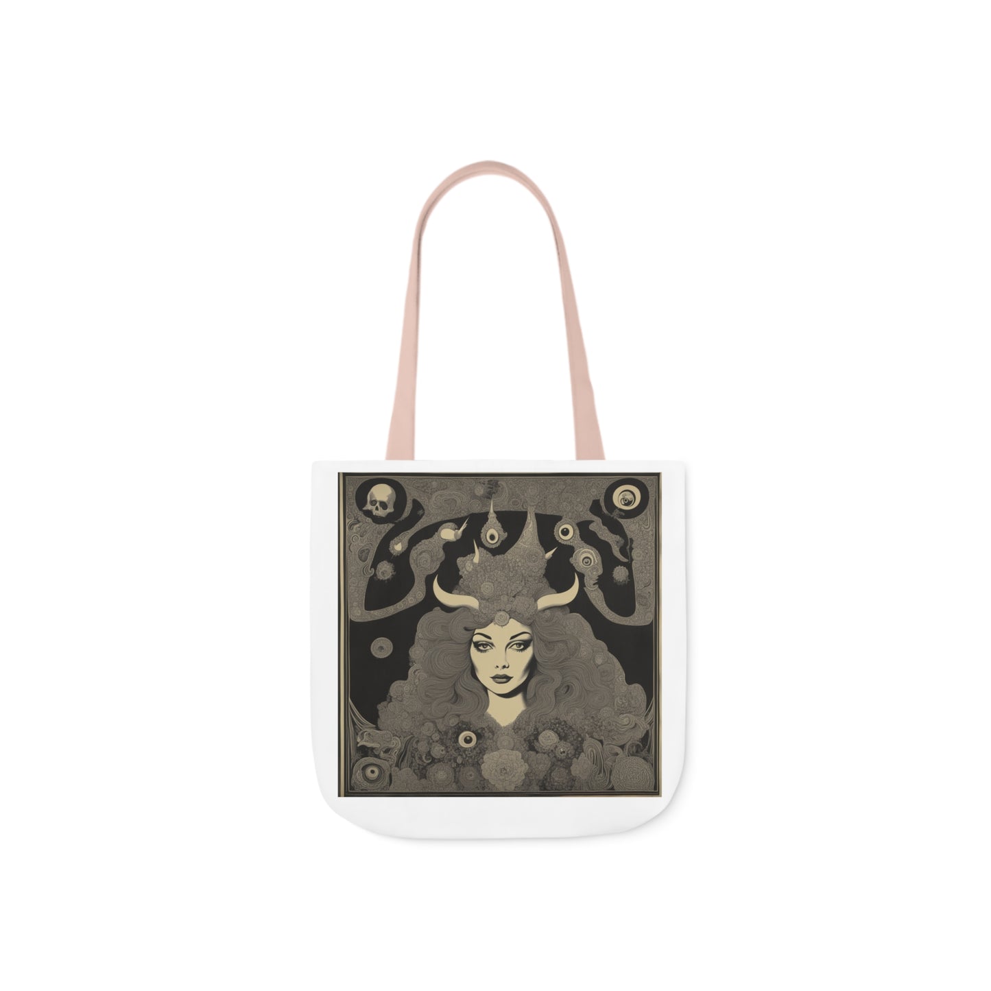 She Devil Canvas Tote Bag, 5-Color Straps