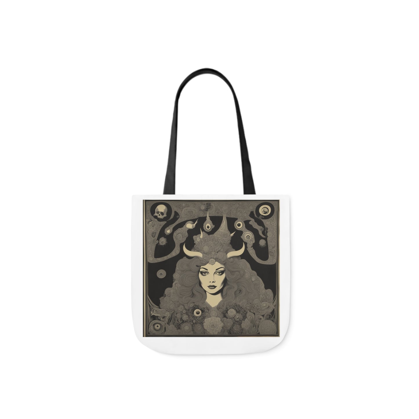 She Devil Canvas Tote Bag, 5-Color Straps